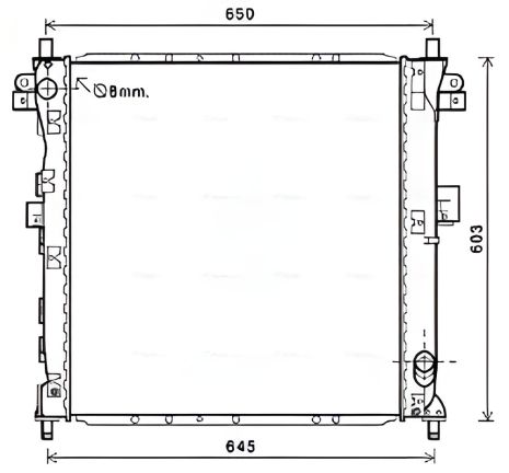 Радіатор охолодження SSANGYONG ACTYON, AVA COOLING (DWA2123) – Ефективне охолодження автомобіля Радіатор охолодження SSANGYONG ACTYON, AVA COOLING (DWA2123) – Ефективне охолодження автомобіля