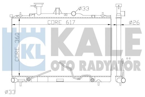 Радіатор охолодження HYUNDAI MATRIX, KALE OTO RADYATOR (369700) Радіатор охолодження HYUNDAI MATRIX, KALE OTO RADYATOR (369700)