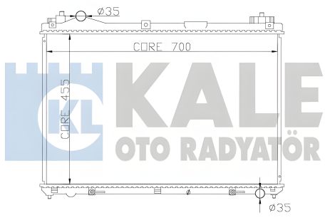 Радіатор охолодження для SUZUKI GRAND, KALE OTO RADYATOR (365400) Радіатор охолодження для SUZUKI GRAND, KALE OTO RADYATOR (365400)