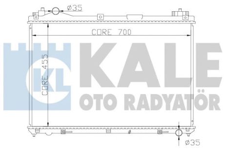 Радіатор охолодження SUZUKI GRAND, KALE OTO RADYATOR (365400) Радіатор охолодження SUZUKI GRAND, KALE OTO RADYATOR (365400)