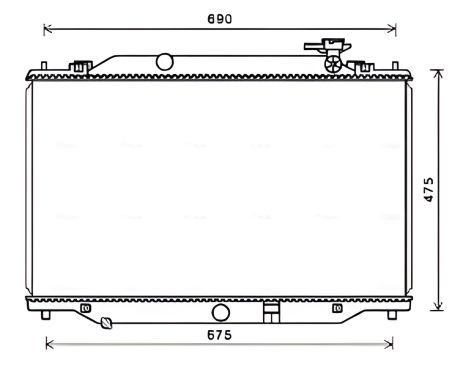 Радиатор охлаждения для MAZDA CX-5 от AVA COOLING (MZ2270) Радиатор охлаждения для MAZDA CX-5 от AVA COOLING (MZ2270)