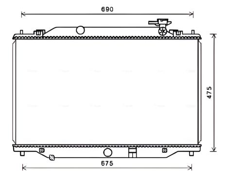 Радиатор охлаждения для MAZDA CX-5 от AVA COOLING (MZ2270) Радиатор охлаждения для MAZDA CX-5 от AVA COOLING (MZ2270)
