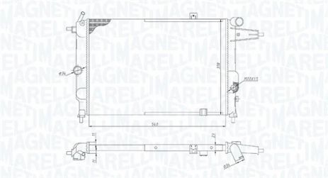 Радиатор охлаждения VAUXHALL CAVALIER, OPEL VECTRA, MAGNETI MARELLI (350213189800) Радиатор охлаждения VAUXHALL CAVALIER, OPEL VECTRA, MAGNETI MARELLI (350213189800)