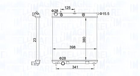 Охлаждающий радиатор DS DS, PEUGEOT 2008, MAGNETI MARELLI (350213153700) Охлаждающий радиатор DS DS, PEUGEOT 2008, MAGNETI MARELLI (350213153700)