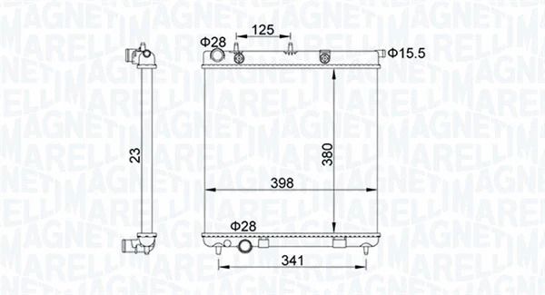 Радиатор охлаждения DS DS, PEUGEOT 2008, MAGNETI MARELLI (350213153700) Радиатор охлаждения DS DS, PEUGEOT 2008, MAGNETI MARELLI (350213153700)