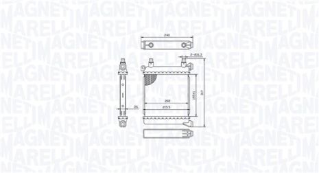 Радиатор охлаждения MINI MINI, BMW 2, MAGNETI MARELLI (350213214500) Радиатор охлаждения MINI MINI, BMW 2, MAGNETI MARELLI (350213214500)