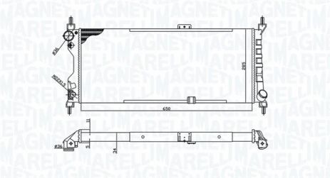 Радіатор охолодження VAUXHALL CORSAVAN, OPEL CORSA, MAGNETI MARELLI (350213588000) Радіатор охолодження VAUXHALL CORSAVAN, OPEL CORSA, MAGNETI MARELLI (350213588000)