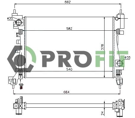 Радіатор охолодження VAUXHALL 1300312, PROFIT (17400396) Радіатор охолодження VAUXHALL 1300312, PROFIT (17400396)