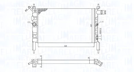 Система охолодження PEUGEOT 206, MAGNETI MARELLI (350213193800) Система охолодження PEUGEOT 206, MAGNETI MARELLI (350213193800)