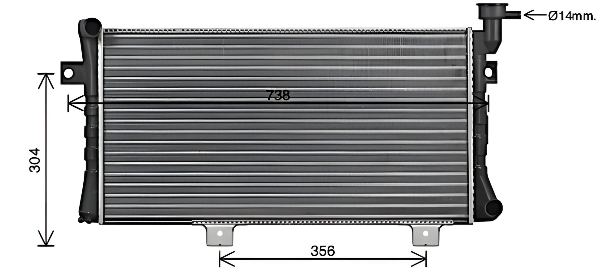 Система охлаждения радиатора для LADA NIVA, AVA COOLING (LA2024) Система охлаждения радиатора для LADA NIVA, AVA COOLING (LA2024)
