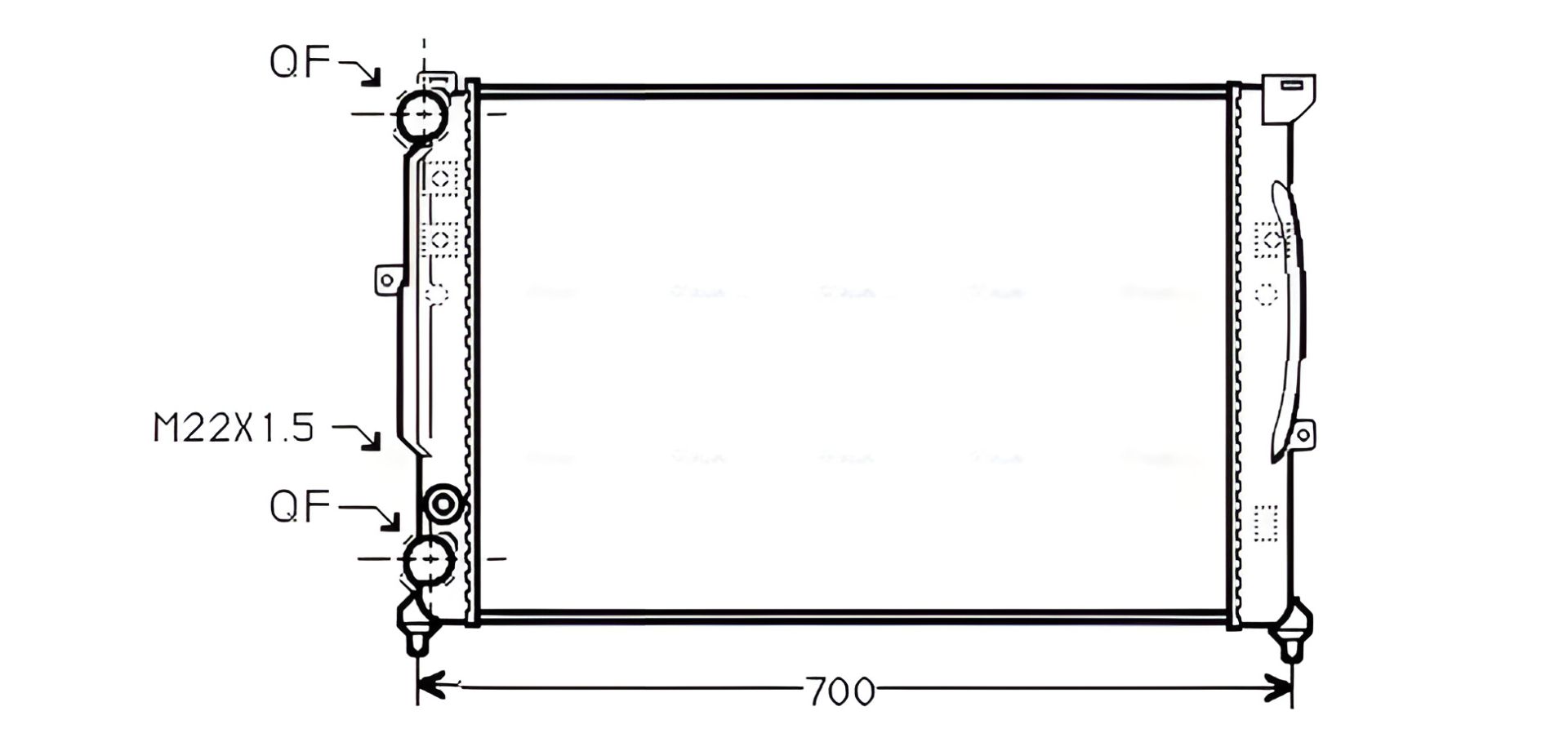 Охолоджувальний радіатор SKODA SUPERB/VW PASSAT AVA COOLING (AIA2123) Охолоджувальний радіатор SKODA SUPERB/VW PASSAT AVA COOLING (AIA2123)