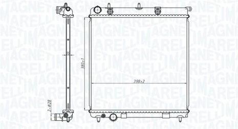 Радиатор охлаждения VAUXHALL CROSSLAND, OPEL CROSSLAND, MAGNETI MARELLI (350213173500) Радиатор охлаждения VAUXHALL CROSSLAND, OPEL CROSSLAND, MAGNETI MARELLI (350213173500)