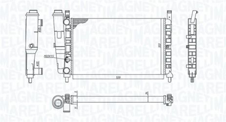 Радіатор охолодження INNOCENTI ELBA, FIAT FIORINO, MAGNETI MARELLI (350213172400) Радіатор охолодження INNOCENTI ELBA, FIAT FIORINO, MAGNETI MARELLI (350213172400)