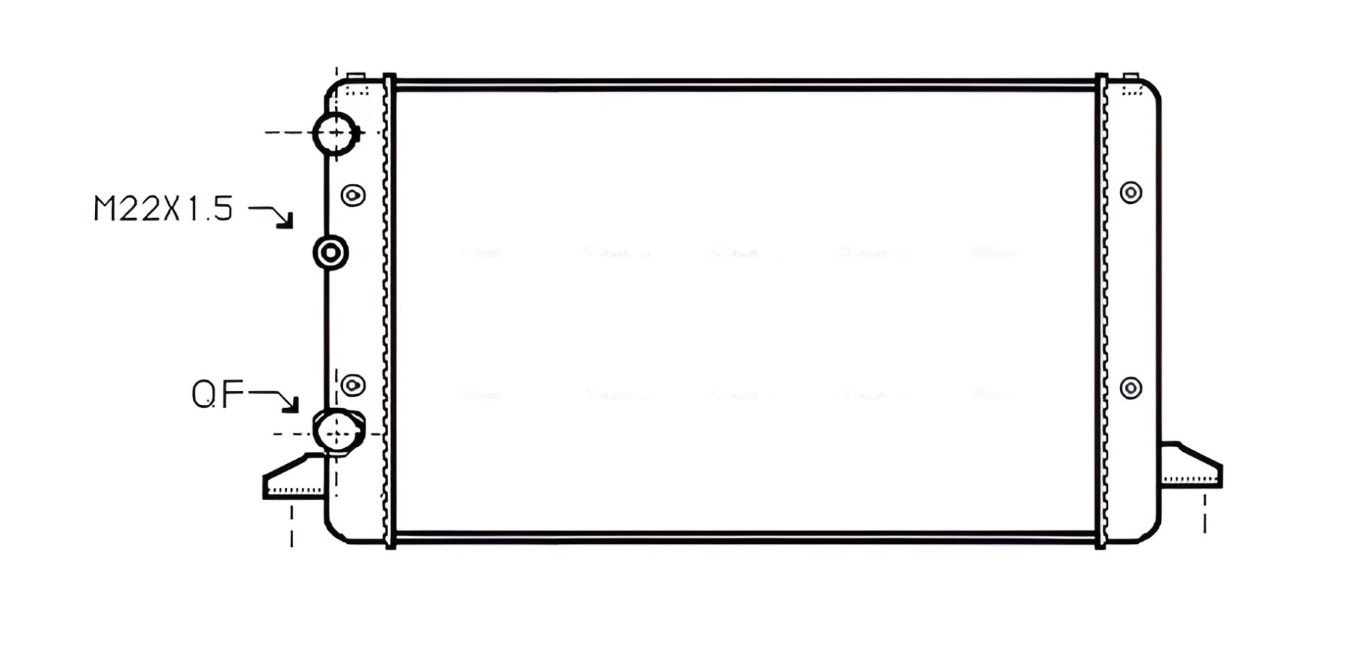 Радіатор VW PASSAT охолодження, AVA COOLING (VNA2121) Радіатор VW PASSAT охолодження, AVA COOLING (VNA2121)