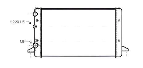 Радіатор VW PASSAT охолодження, AVA COOLING (VNA2121) Радіатор VW PASSAT охолодження, AVA COOLING (VNA2121)