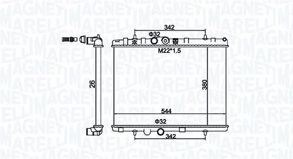 Радіатор охолодження VAUXHALL CROSSLAND, OPEL CROSSLAND, MAGNETI MARELLI (350213156100) Радіатор охолодження VAUXHALL CROSSLAND, OPEL CROSSLAND, MAGNETI MARELLI (350213156100)