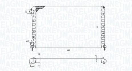 Радіатор охолодження FIAT DOBLO, MAGNETI MARELLI (350213194400) Радіатор охолодження FIAT DOBLO, MAGNETI MARELLI (350213194400)