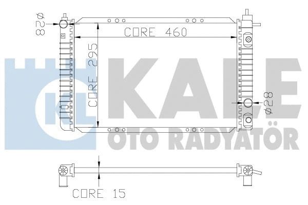 Радіатор охолодження DAEWOO MATIZ, KALE OTO RADYATOR (342260) Радіатор охолодження DAEWOO MATIZ, KALE OTO RADYATOR (342260)