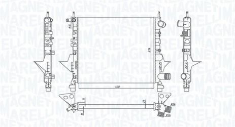 Радиатор охлаждения RENAULT TWINGO, MAGNETI MARELLI (350213171800) Радиатор охлаждения RENAULT TWINGO, MAGNETI MARELLI (350213171800)