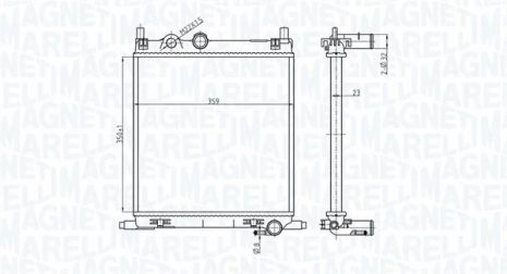 Радиатор охлаждения SKODA E-CITIGO, SEAT Mii, MAGNETI MARELLI (350213167500) Радиатор охлаждения SKODA E-CITIGO, SEAT Mii, MAGNETI MARELLI (350213167500)