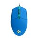 Бездротова миша Logitech G102 Lightsync, USB, 200-8000DPI, 2.1m, Blue (910-005801, 910-005810)