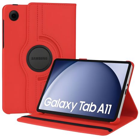 Чохол з поворотом на 360 градусів для Samsung Galaxy Tab A11 8.7 SM X130 X135 Червоний Чохол з поворотом на 360 градусів для Samsung Galaxy Tab A11 8.7 SM X130 X135 Червоний