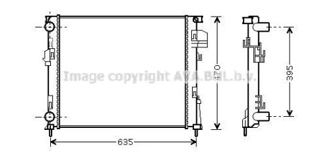 Радиатор охлаждения RTA2303 NISSAN OPEL, AVA COOLING (RTA2303) Радиатор охлаждения RTA2303 NISSAN OPEL, AVA COOLING (RTA2303)