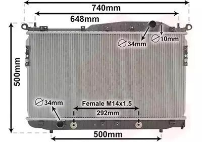 Радиатор охлаждения 81002135 DAEWOO CHEVROLET, VAN WEZEL (81002135) Радиатор охлаждения 81002135 DAEWOO CHEVROLET, VAN WEZEL (81002135)