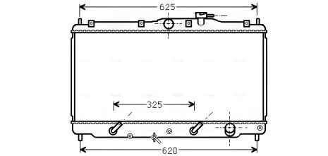 Охолоджувальний радіатор HD2011 для ROVER HONDA, AVA COOLING (HD2011) Охолоджувальний радіатор HD2011 для ROVER HONDA, AVA COOLING (HD2011)