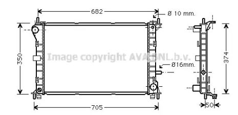 Радиатор охлаждения FD2379 FORD, AVA COOLING (FD2379) Радиатор охлаждения FD2379 FORD, AVA COOLING (FD2379)