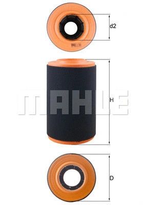 Фільтр повітряний Ducato/Boxer 06-, MAHLE/KNECHT (LX3353) Фільтр повітряний Ducato/Boxer 06-, MAHLE/KNECHT (LX3353)