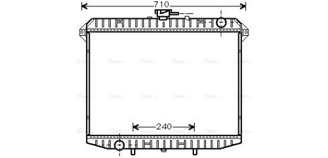 Радіатор охолодження FORD MAVERICK, NISSAN TERRANO, AVA COOLING (DN2148) Радіатор охолодження FORD MAVERICK, NISSAN TERRANO, AVA COOLING (DN2148)