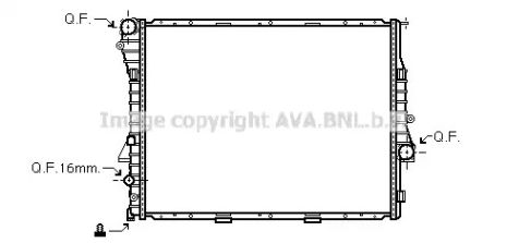 Радиатор охлаждения BWA2276 BMW, AVA COOLING (BWA2276) Радиатор охлаждения BWA2276 BMW, AVA COOLING (BWA2276)