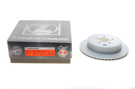 Диск гальмівний для TOYOTA GT, SUBARU LEGACY, ZIMMERMANN (590282620)