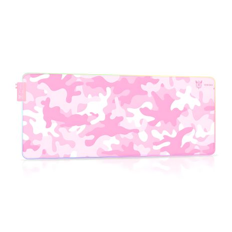 Ігровий килимок для миші ONIKUMA RGB MP005, 800x300x4мм, рожевий