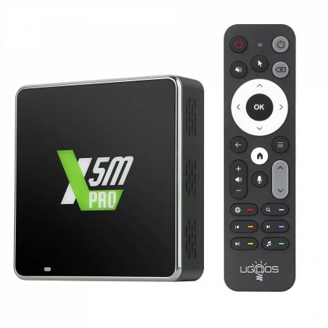 Ugoos X5M PRO 4/32, Amlogic (S905X5M), Android 14, голосовое управление 4K AV1