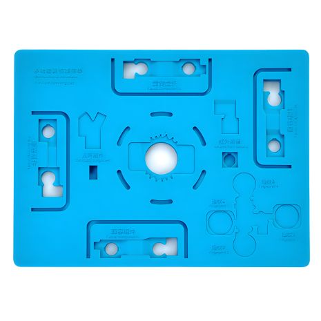 Термостійкий силіконовий килимок Mechanic V67, для ремонту FaceID iPhone X-12, CPU A8-A13