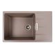 Гранитная кухонная мойка VALESO 7850 ROMA матовая Дюна
