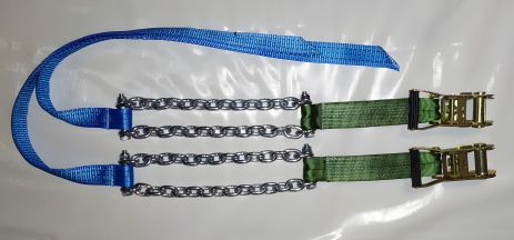 Протиковзні ланцюги браслети для вантажівок 5т,7т,10т (2 шт.) Протиковзні ланцюги браслети для вантажівок 5т,7т,10т (2 шт.)