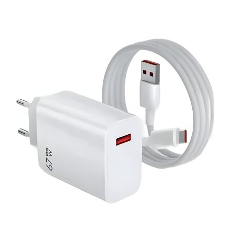 Быстрая USB зарядка GaN, макс. мощность 18 Вт, USB кабель 1 метр, Nectronix TRG-160