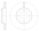 Диск тормозной FORD FORD FIESTA, FORD FIESTA VII, REMSA (6177810)
