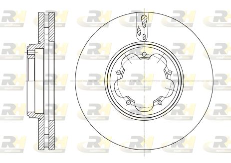 Гальмівний диск FORD TRANSIT, ROAD HOUSE (6156310)