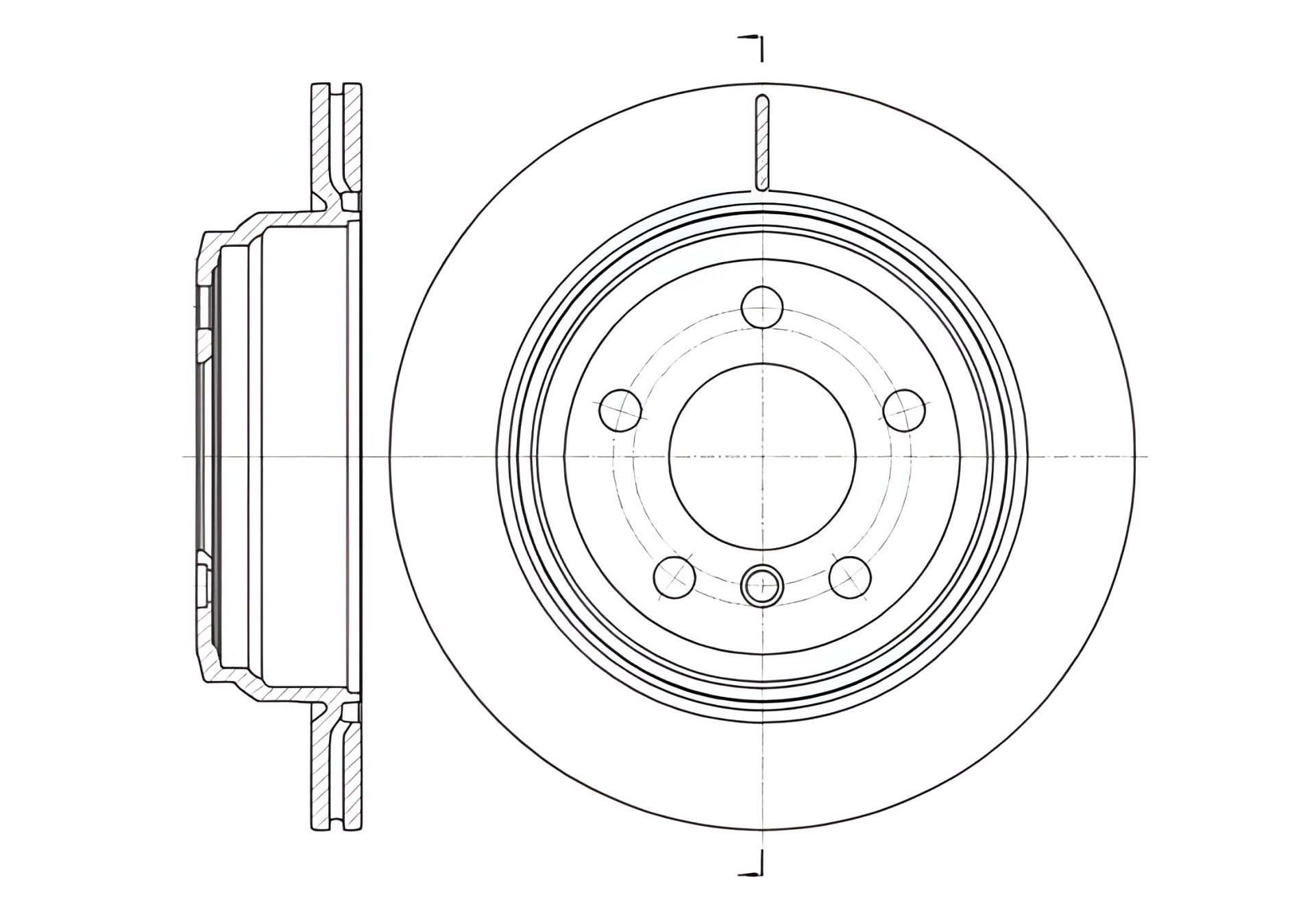 Тормозной диск BMW 4, BMW 4 GRAN, REMSA (6145310) Тормозной диск BMW 4, BMW 4 GRAN, REMSA (6145310)