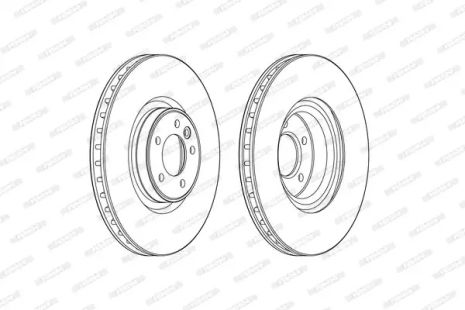 Диск гальмівний FERODO (DDF2601C1) Диск гальмівний FERODO (DDF2601C1)