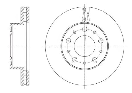 Диск тормозной FIAT ALFA ALFA, ALFA ALFA LANCIA, REMSA (6160010) Диск тормозной FIAT ALFA ALFA, ALFA ALFA LANCIA, REMSA (6160010)