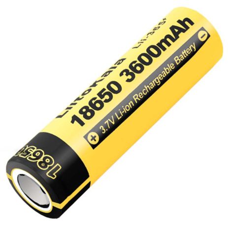 Аккумулятор LiitoKala Lii-36S+ 18650 / плоский контакт / без защиты / 10A / 3600mah / Original
