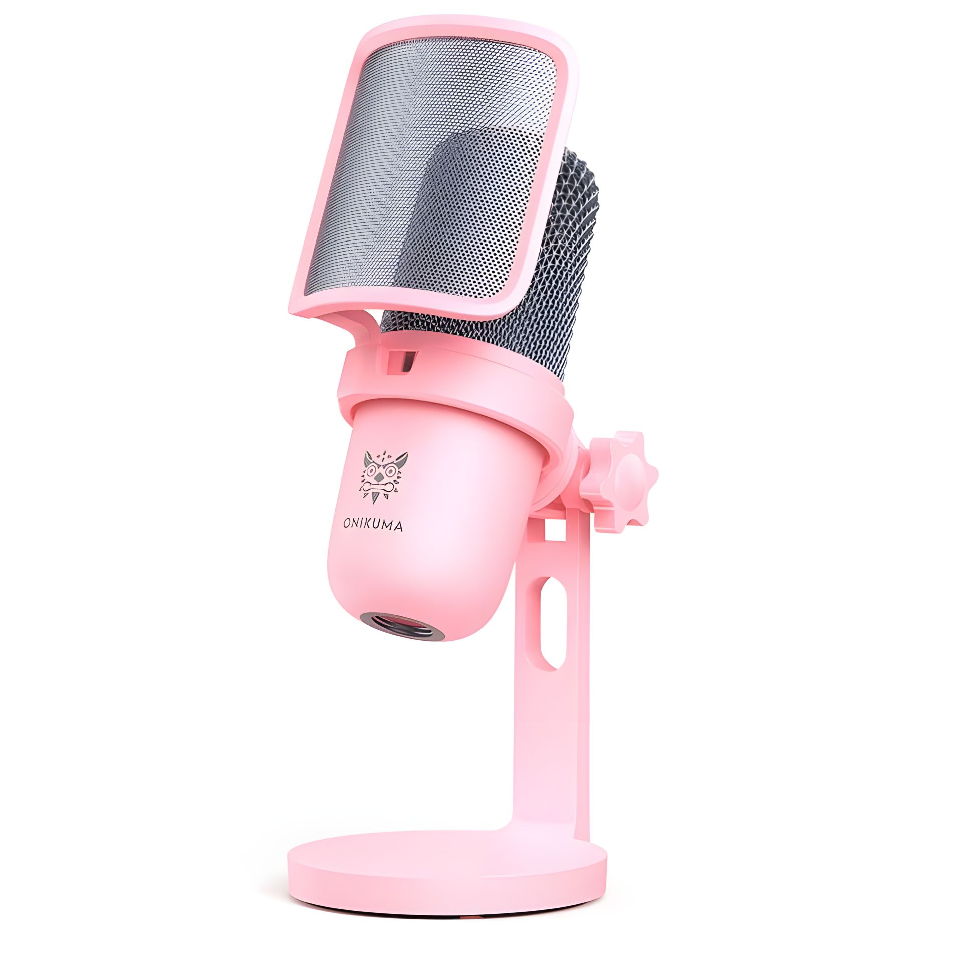Мікрофон Onikuma USB Gaming Microphone M630, для PC, PS5, Mac, з LED підсвіткою, 1.6m, рожевий Мікрофон Onikuma USB Gaming Microphone M630, для PC, PS5, Mac, з LED підсвіткою, 1.6m, рожевий