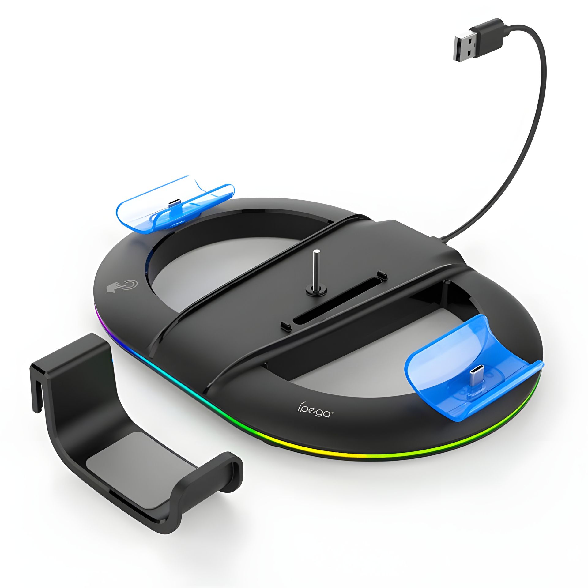 Док-станция Ipega Charge stand for PS5 Slim Disc/Digital PG-P5S045H |RGB, USB 2.0| black Док-станция Ipega Charge stand for PS5 Slim Disc/Digital PG-P5S045H |RGB, USB 2.0| black