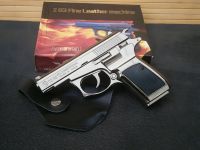 Металлическая черная глянцевая зажигалка пистолетная CZ 83 «Che Zet 83» на турбо газе