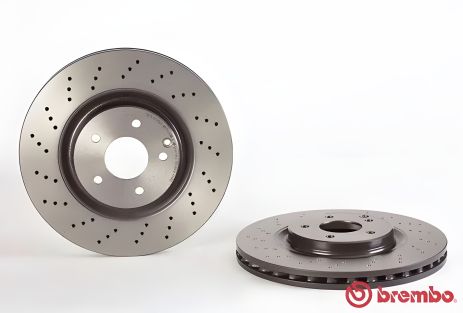 Тормозной диск для MERCEDES-BENZ SLK, BREMBO (09A44821)